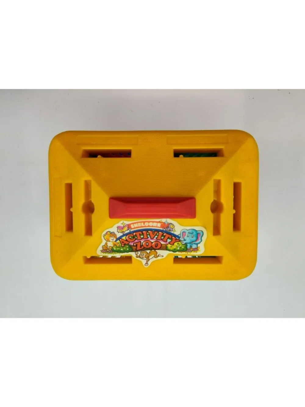 Vintage Shelcore 1986 Sorting Activity Zoo Animals Baby Toddler Toy, Box & Keys